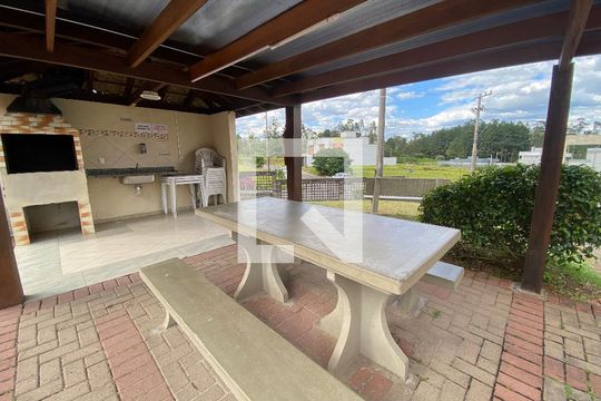 Área comum - Churrasqueira de casa de condomínio à venda com 3 quartos, 54m² em Canudos, Novo Hamburgo