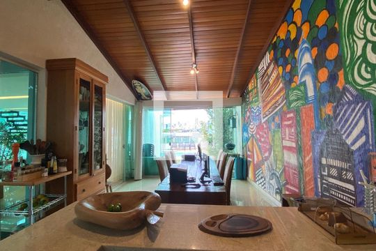 Varanda gourmet de casa para alugar com 4 quartos, 270m² em Estoril, Belo Horizonte