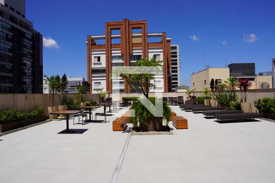 Área comum de kitnet/studio à venda com 1 quarto, 26m² em Jardim Paulista, São Paulo