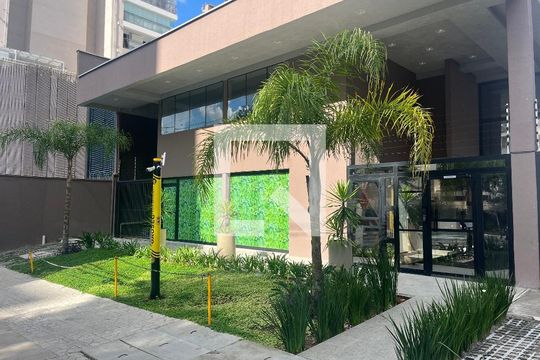 Fachada do Prédio de kitnet/studio para alugar com 1 quarto, 26m² em Pompeia, São Paulo