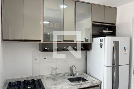 Cozinha - Armários de apartamento à venda com 2 quartos, 31m² em Lapa, São Paulo