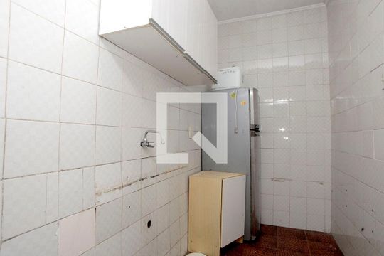 Cozinha + Área de Serviço de apartamento à venda com 1 quarto, 59m² em Centro Histórico, Porto Alegre