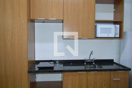 Cozinha de kitnet/studio para alugar com 1 quarto, 24m² em Ipiranga, São Paulo