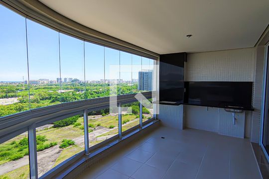 sala - varanda de apartamento para alugar com 2 quartos, 90m² em Barra da Tijuca, Rio de Janeiro