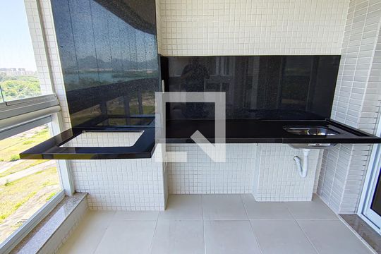sala - varanda de apartamento para alugar com 2 quartos, 90m² em Barra da Tijuca, Rio de Janeiro