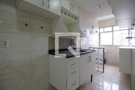 Cozinha de apartamento à venda com 2 quartos, 50m² em Pechincha, Rio de Janeiro