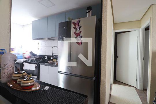 Cozinha e Área de Serviço de apartamento à venda com 2 quartos, 80m² em Mato Grande, Canoas