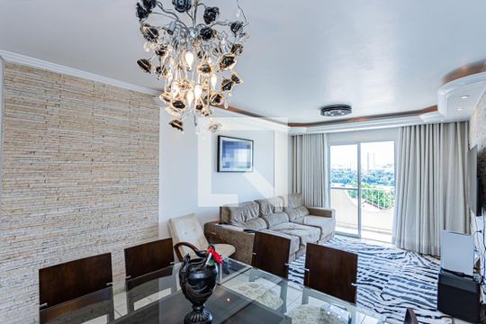 Sala de apartamento para alugar com 3 quartos, 82m² em Vila Jaguara, São Paulo