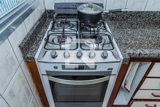 Cozinha de apartamento para alugar com 3 quartos, 82m² em Vila Jaguara, São Paulo