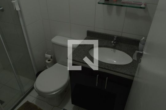 Banheiro da Suíte de apartamento à venda com 2 quartos, 57m² em Taquara, Rio de Janeiro