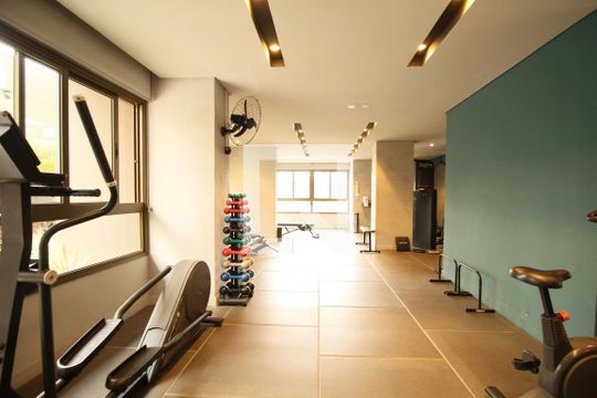 Área comum de kitnet/studio à venda com 1 quarto, 25m² em Vila Andrade, São Paulo