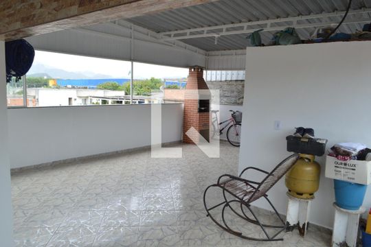 Terraço de casa à venda com 2 quartos, 100m² em Gardênia Azul, Rio de Janeiro