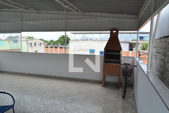 Terraço de casa à venda com 2 quartos, 100m² em Gardênia Azul, Rio de Janeiro
