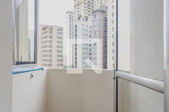 Varanda de apartamento para alugar com 1 quarto, 35m² em Jardim Paulista, São Paulo