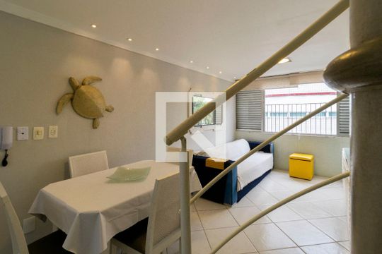 Apartamento para alugar com 1 quarto, 55m² em Jardim Las Palmas, Guarujá