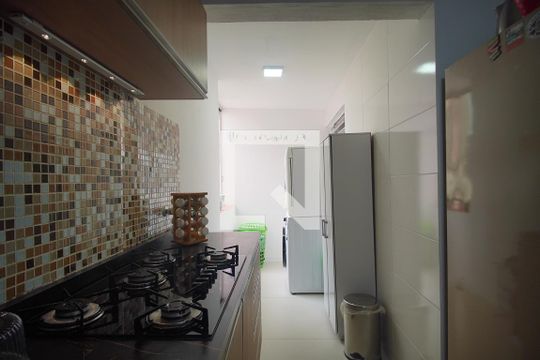 Cozinha de apartamento à venda com 2 quartos, 75m² em Rio Branco, Novo Hamburgo