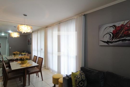Sala de apartamento para alugar com 3 quartos, 75m² em Castelo, Belo Horizonte