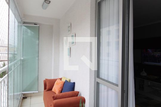 Varanda da Sala de apartamento para alugar com 3 quartos, 75m² em Castelo, Belo Horizonte