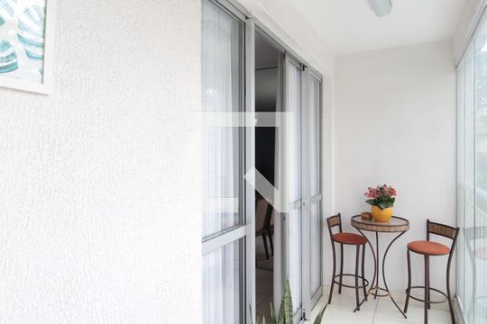 Varanda da Sala de apartamento para alugar com 3 quartos, 75m² em Castelo, Belo Horizonte