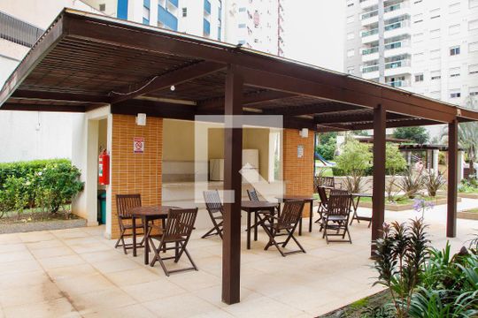 ÁREA COMUM - CHURRASQUEIRA 1 de kitnet/studio à venda com 1 quarto, 47m² em Botafogo, Campinas