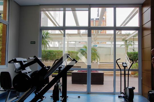 ÁREA COMUM - ACADEMIA de kitnet/studio à venda com 1 quarto, 47m² em Botafogo, Campinas