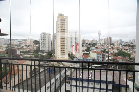 Varanda da Sala de apartamento para alugar com 3 quartos, 98m² em Baeta Neves, São Bernardo do Campo