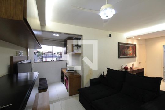 Sala de apartamento para alugar com 3 quartos, 93m² em Dona Clara, Belo Horizonte