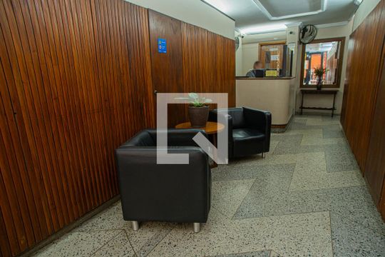 áreaÁrea comum - Hall Social/portaria de apartamento à venda com 1 quarto, 55m² em Consolação, São Paulo