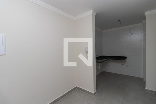 Sala/Cozinha de apartamento à venda com 1 quarto, 24m² em Parque Vitoria, São Paulo