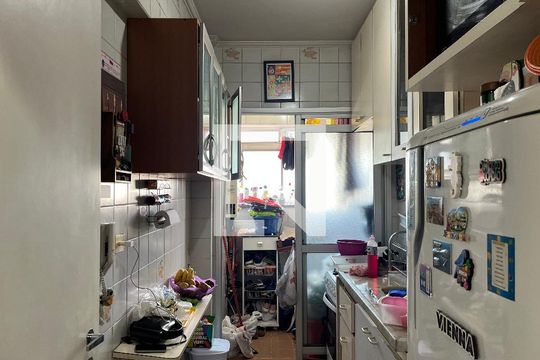 Cozinha de apartamento à venda com 2 quartos, 52m² em Barra Funda, São Paulo