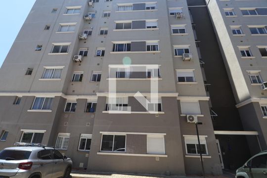 Fachada do bloco de apartamento para alugar com 2 quartos, 45m² em Estância Velha, Canoas