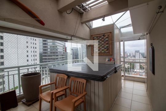 Varanda Gourmet - Hidro de apartamento para alugar com 3 quartos, 236m² em Chácara Santo Antônio (zona Sul), São Paulo