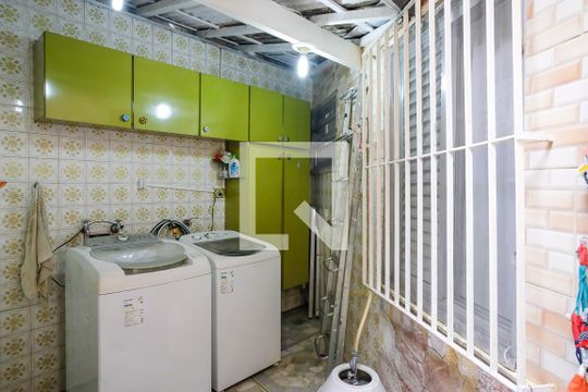 Área de serviço de casa à venda com 3 quartos, 305m² em Fundação, São Caetano do Sul
