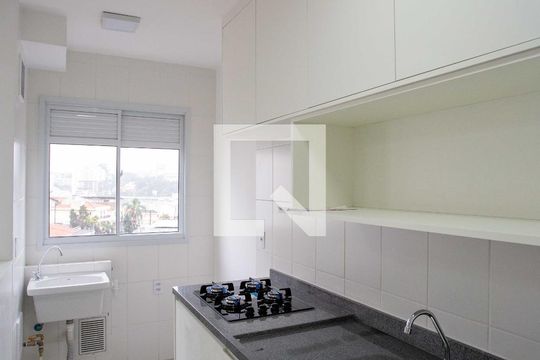 sala /Cozinha de apartamento à venda com 2 quartos, 44m² em Centro, Diadema