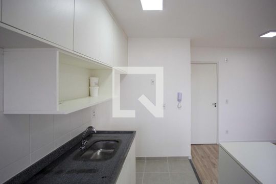 sala /Cozinha de apartamento à venda com 2 quartos, 44m² em Centro, Diadema