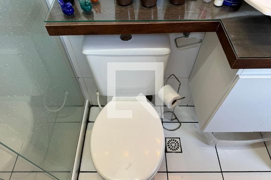 Suíte - Banheiro de casa de condomínio à venda com 3 quartos, 85m² em Vargem Pequena, Rio de Janeiro