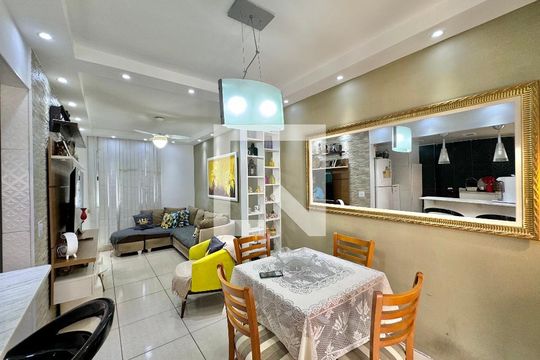 Sala de casa de condomínio à venda com 3 quartos, 85m² em Vargem Pequena, Rio de Janeiro