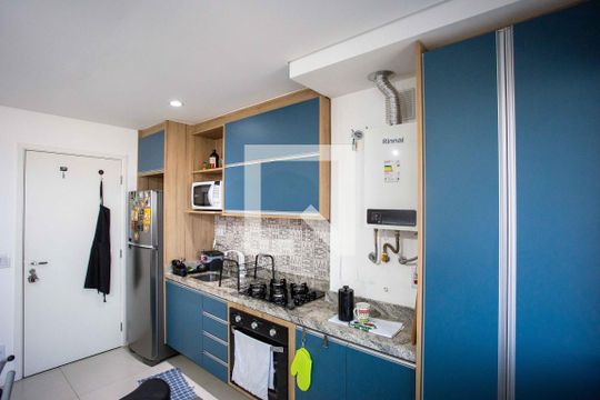 Cozinha de apartamento à venda com 2 quartos, 46m² em Centro, Diadema