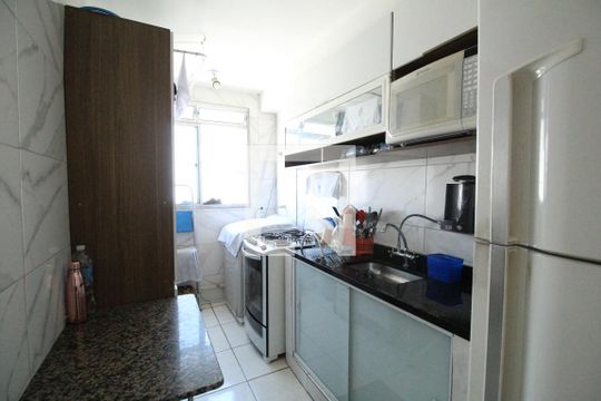 Cozinha de apartamento à venda com 2 quartos, 50m² em Anil, Rio de Janeiro