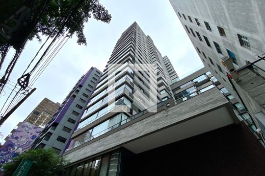 Fachada de apartamento para alugar com 1 quarto, 34m² em Pinheiros, São Paulo