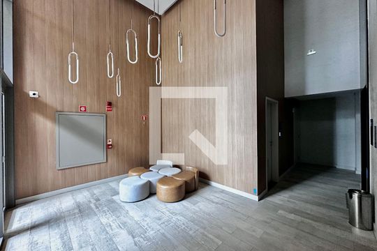 Hall Social Bloco de casa para alugar com 1 quarto, 26m² em Santo Amaro, São Paulo