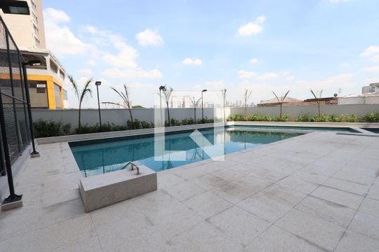 Área comum - Piscina de apartamento para alugar com 1 quarto, 24m² em Vila Prudente, São Paulo