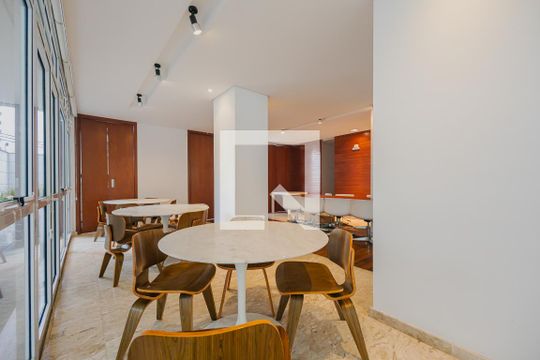 Área comum de apartamento para alugar com 1 quarto, 85m² em Jardim Paulista, São Paulo