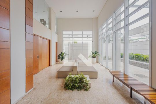 Hall social de apartamento para alugar com 1 quarto, 85m² em Jardim Paulista, São Paulo