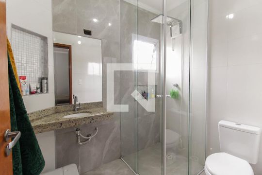Banheiro da Suíte de casa para alugar com 3 quartos, 125m² em Vila Danubio Azul, São Paulo