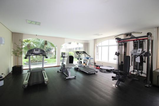 Área Comum - Academia de apartamento para alugar com 2 quartos, 120m² em Itaim Bibi, São Paulo