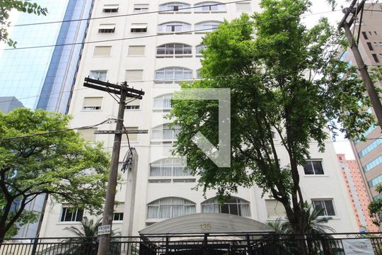 Fachada do Prédio de apartamento para alugar com 2 quartos, 120m² em Itaim Bibi, São Paulo