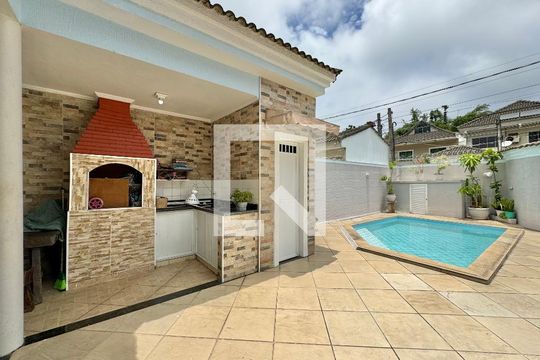 Área externa de casa de condomínio à venda com 3 quartos, 180m² em Vargem Pequena, Rio de Janeiro