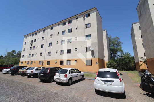 Fachada do bloco de apartamento para alugar com 2 quartos, 50m² em Santo Afonso, Novo Hamburgo