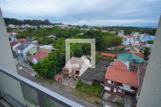 Varanda - Vista de apartamento à venda com 2 quartos, 44m² em Morro Santana, Porto Alegre